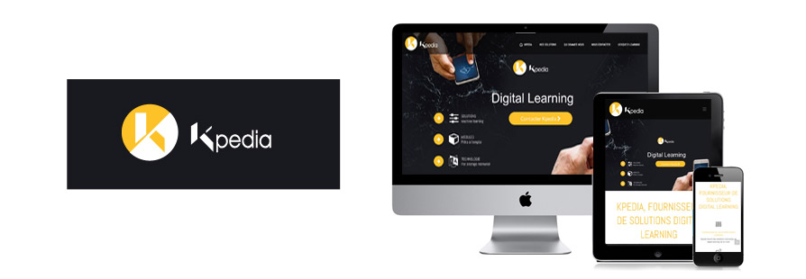 Création de site vitrine de Kpedia digital learning